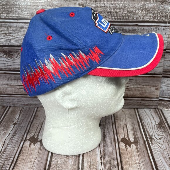 NASCAR Lowes Racing Team Jimmie Johnson 48 Adjustable Blue Red Men's Cap Hat NEW - Picture 4 of 7